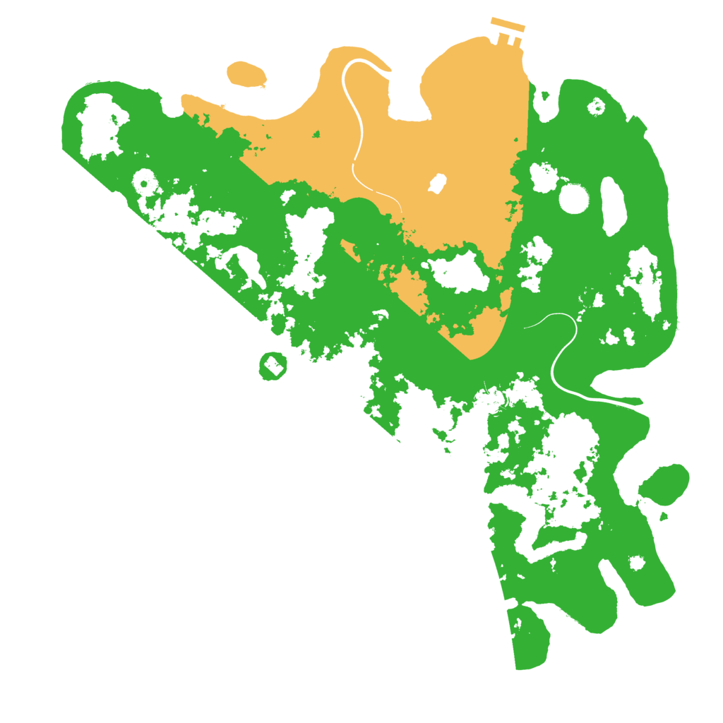 Biome Rust Map: Procedural Map, Size: 4250, Seed: 76223225