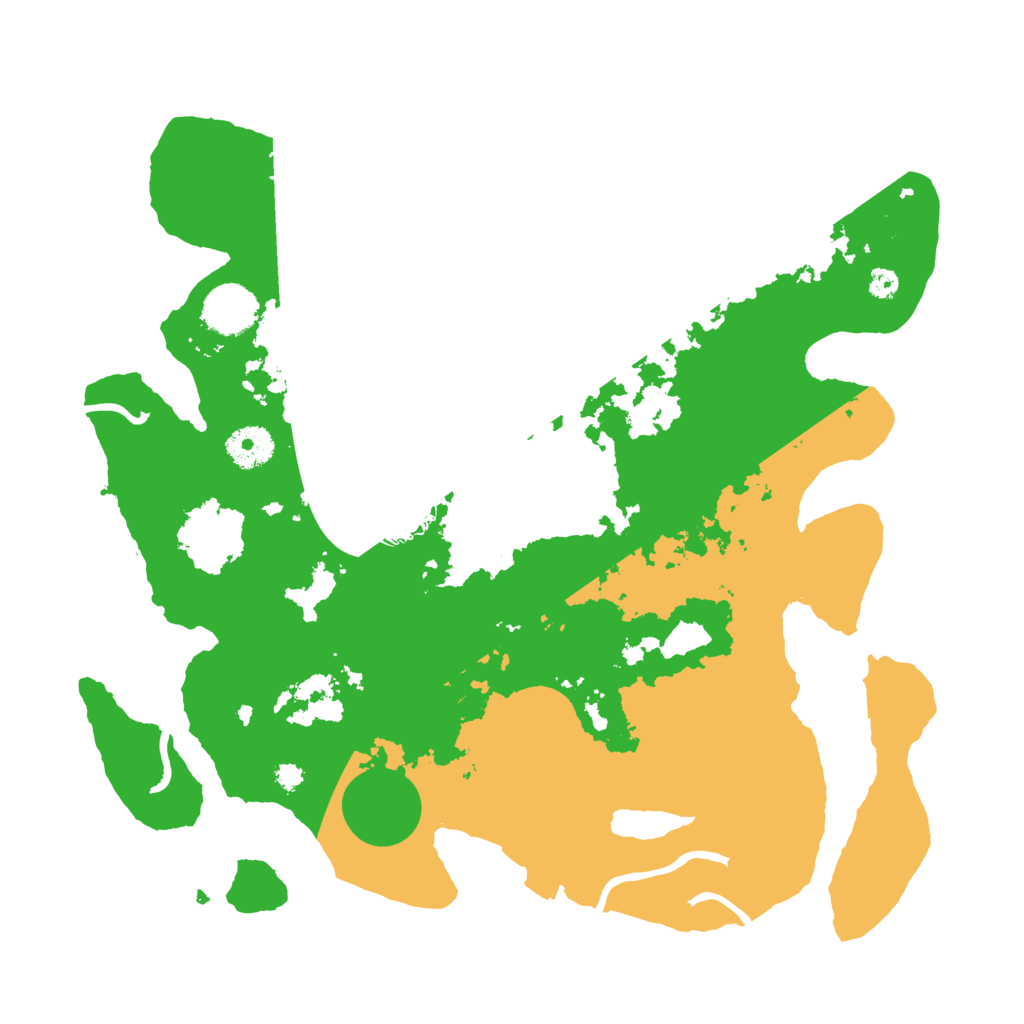 Biome Rust Map: Procedural Map, Size: 3500, Seed: 37952887