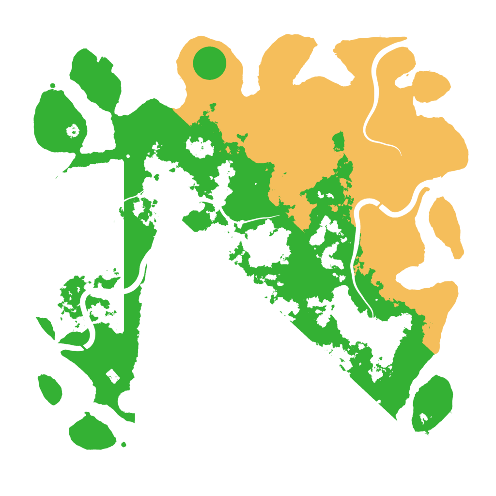 Biome Rust Map: Procedural Map, Size: 3950, Seed: 71471321