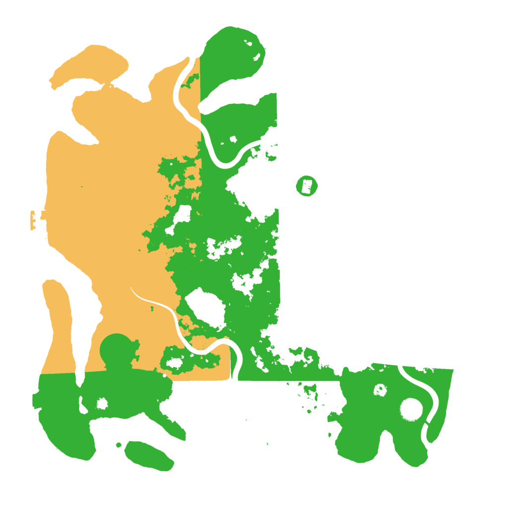 Biome Rust Map: Procedural Map, Size: 3950, Seed: 20766884