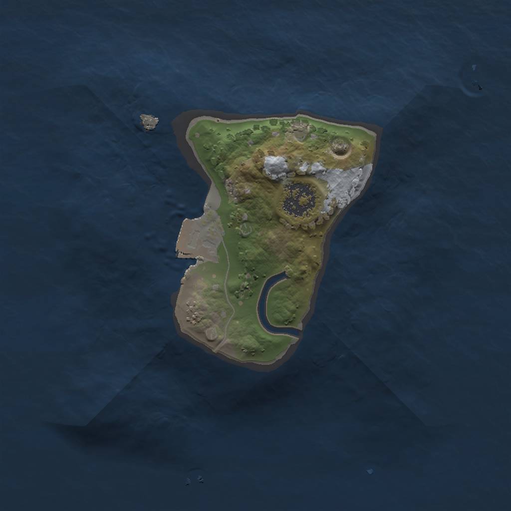 Rust Map: Procedural Map, Size: 1500, Seed: 117984855, 3 Monuments