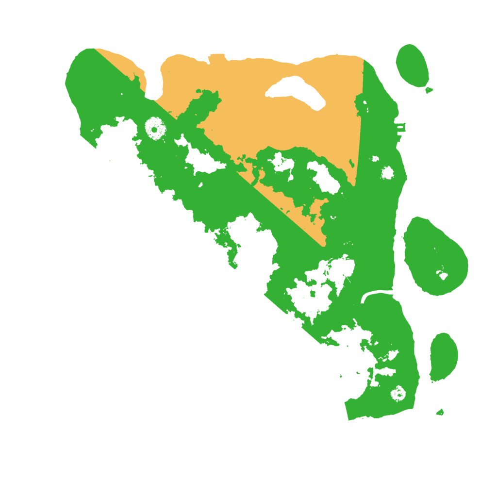 Biome Rust Map: Procedural Map, Size: 3500, Seed: 102030405