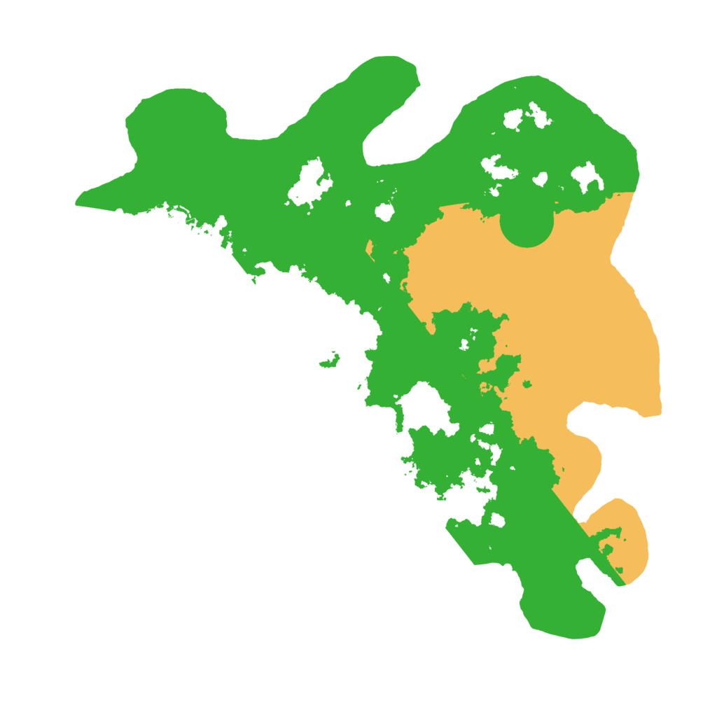 Biome Rust Map: Barren, Size: 3500, Seed: 97846933