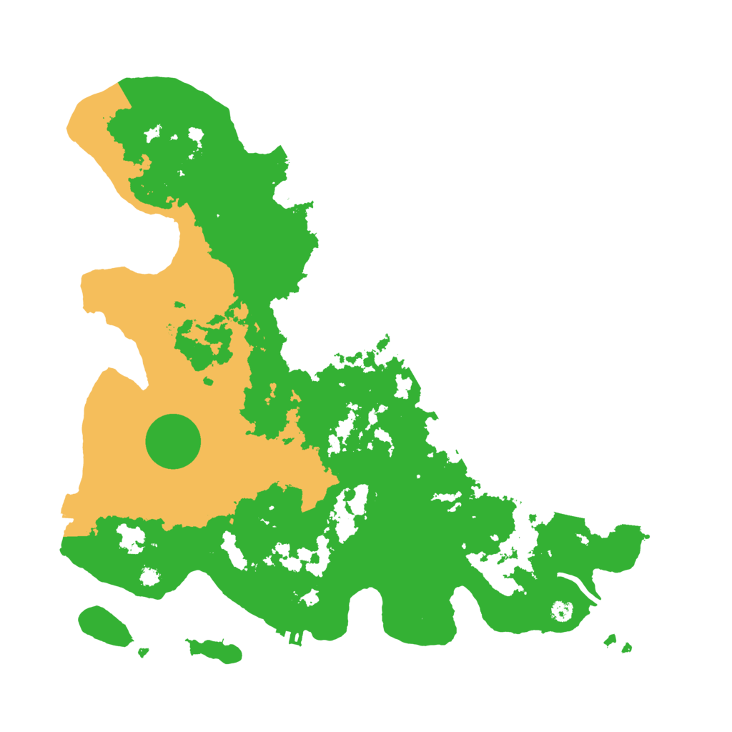 Biome Rust Map: Procedural Map, Size: 3500, Seed: 866108995