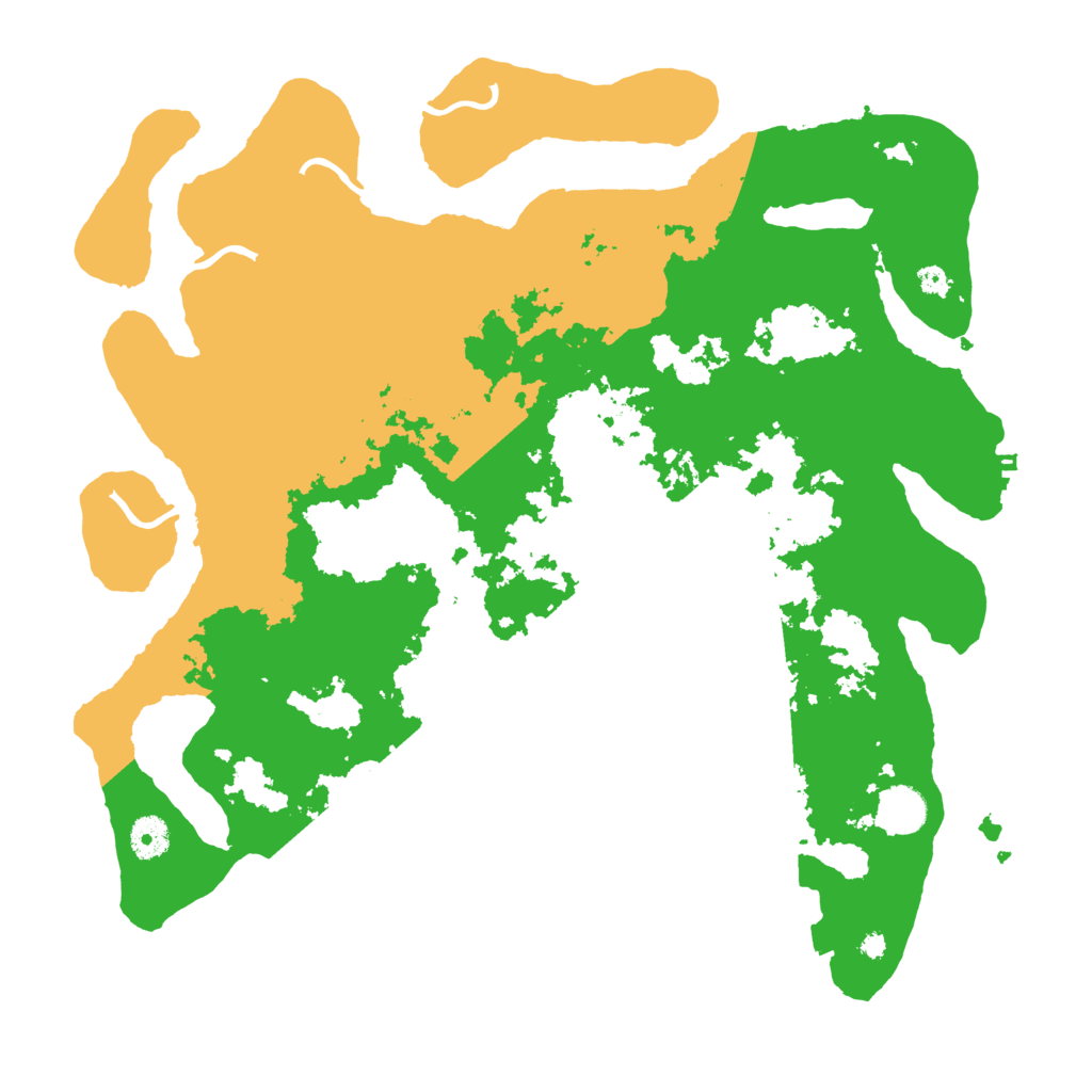 Biome Rust Map: Procedural Map, Size: 4000, Seed: 32496
