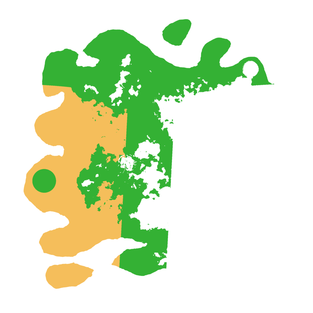 Biome Rust Map: Barren, Size: 3500, Seed: 1564564324