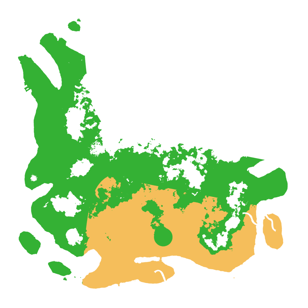 Biome Rust Map: Procedural Map, Size: 4400, Seed: 55658151
