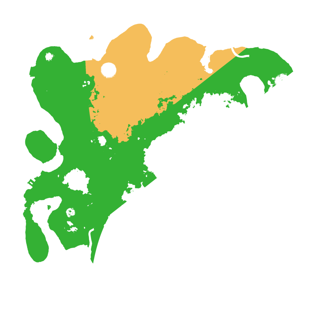 Biome Rust Map: Procedural Map, Size: 3650, Seed: 51526609