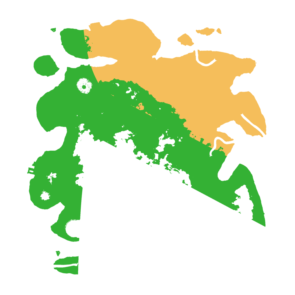 Biome Rust Map: Procedural Map, Size: 3000, Seed: 59499
