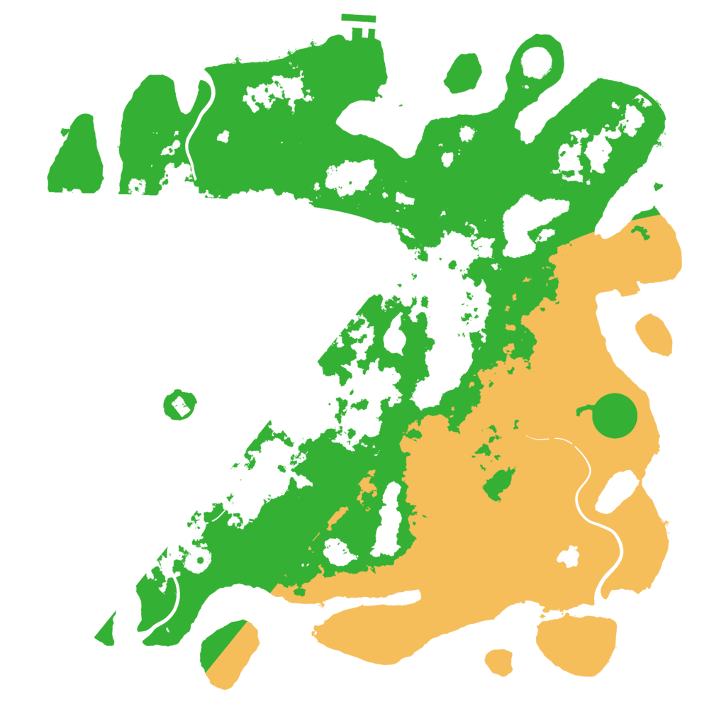 Biome Rust Map: Procedural Map, Size: 4250, Seed: 87166896