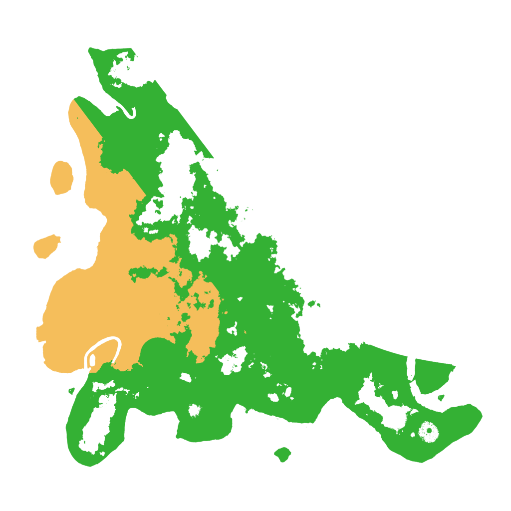 Biome Rust Map: Procedural Map, Size: 3850, Seed: 80791167