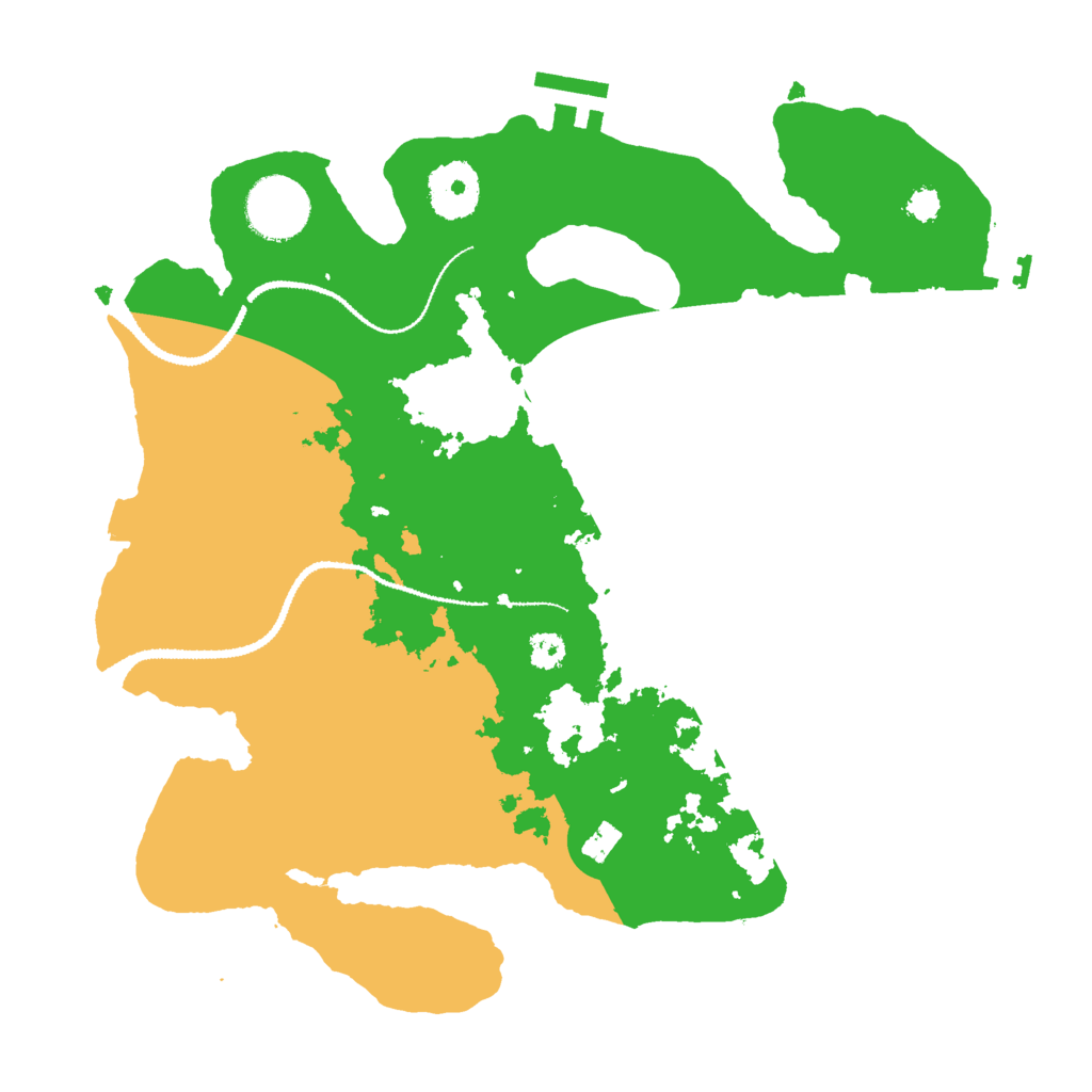 Biome Rust Map: Procedural Map, Size: 3000, Seed: 1140790650