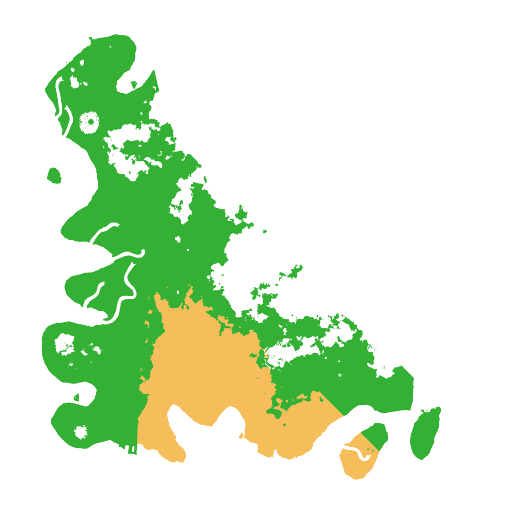 Biome Rust Map: Procedural Map, Size: 3600, Seed: 16397397