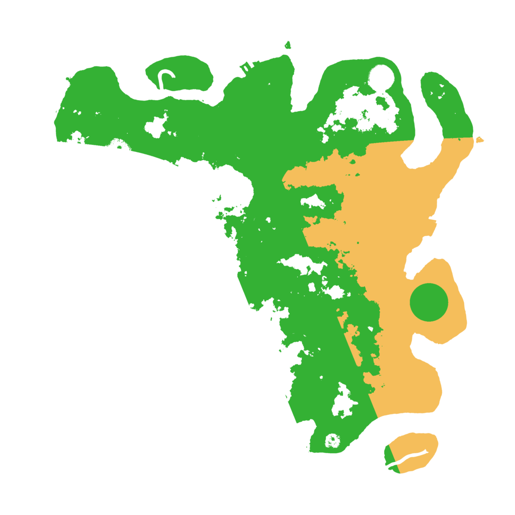 Biome Rust Map: Procedural Map, Size: 3550, Seed: 18116962