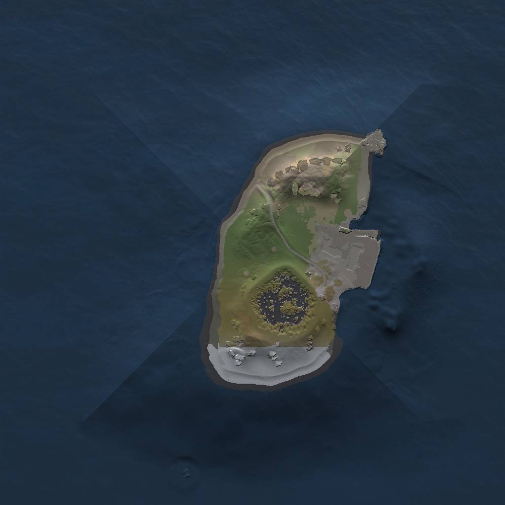 Rust Map: Procedural Map, Size: 1000, Seed: 568568, 3 Monuments