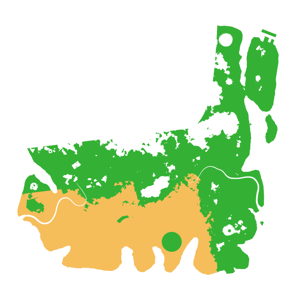 Biome Rust Map: Procedural Map, Size: 3950, Seed: 90212976