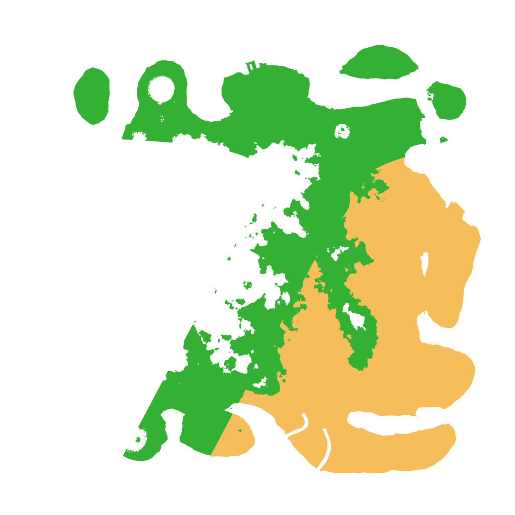 Biome Rust Map: Procedural Map, Size: 3500, Seed: 69174014