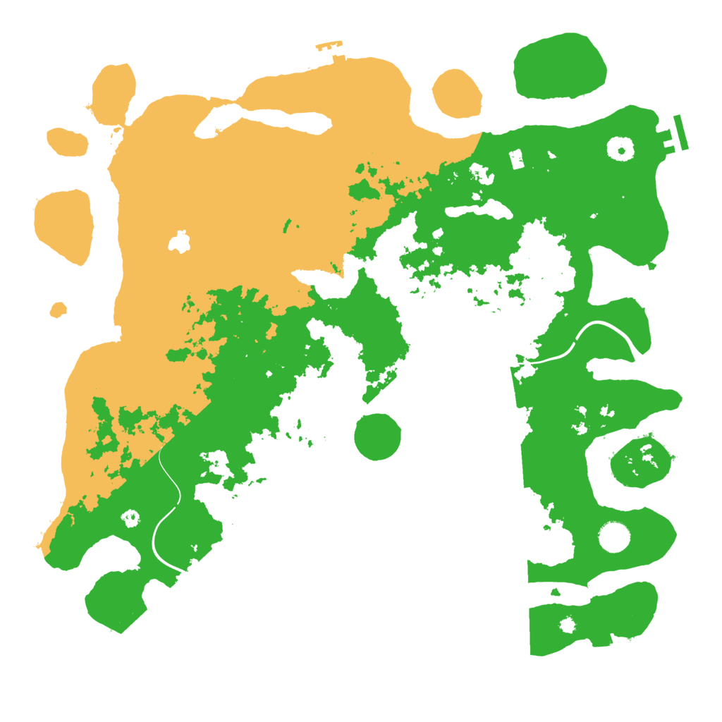 Biome Rust Map: Procedural Map, Size: 4100, Seed: 21570450