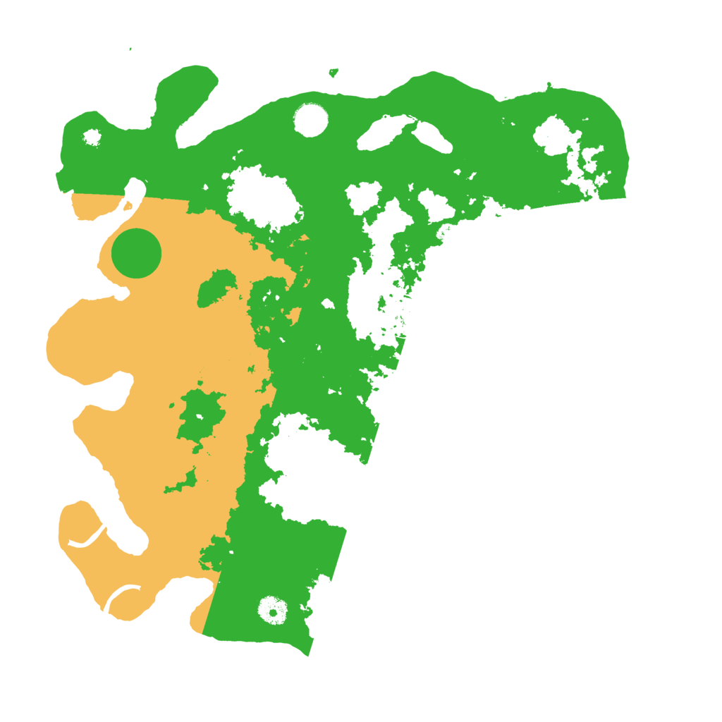 Biome Rust Map: Procedural Map, Size: 3800, Seed: 21989328