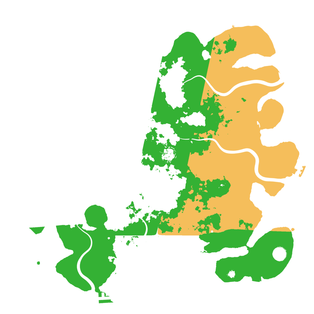Biome Rust Map: Procedural Map, Size: 3950, Seed: 69813149