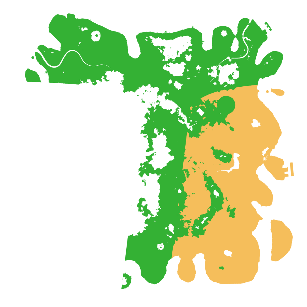 Biome Rust Map: Procedural Map, Size: 4500, Seed: 654375195
