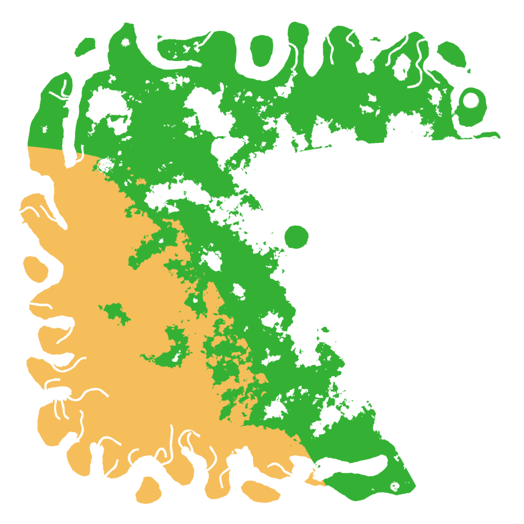 Biome Rust Map: Procedural Map, Size: 6000, Seed: 7575