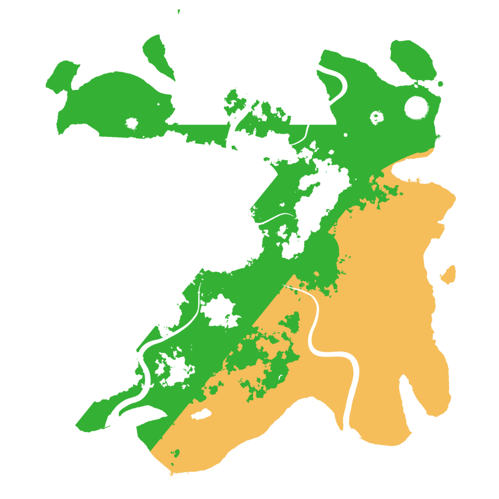 Biome Rust Map: Procedural Map, Size: 3750, Seed: 50164800