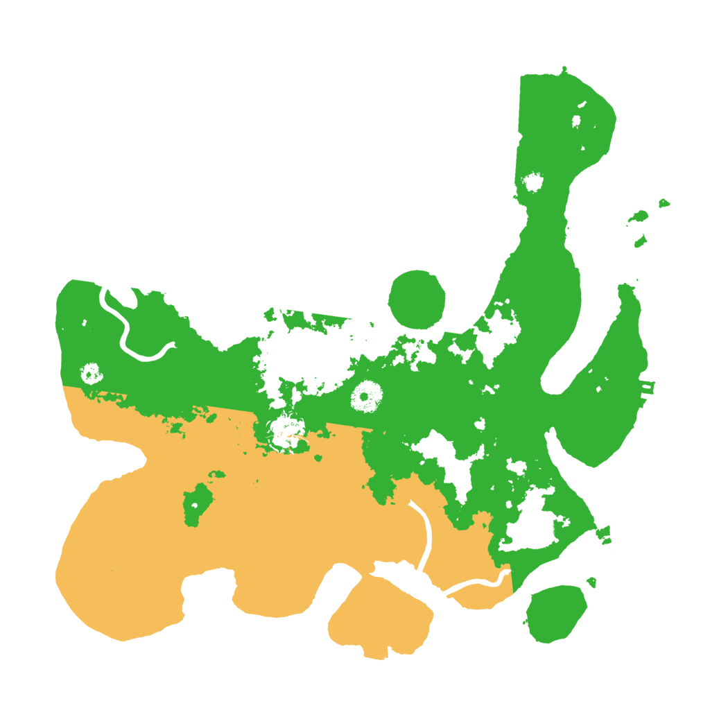 Biome Rust Map: Procedural Map, Size: 3400, Seed: 20305138