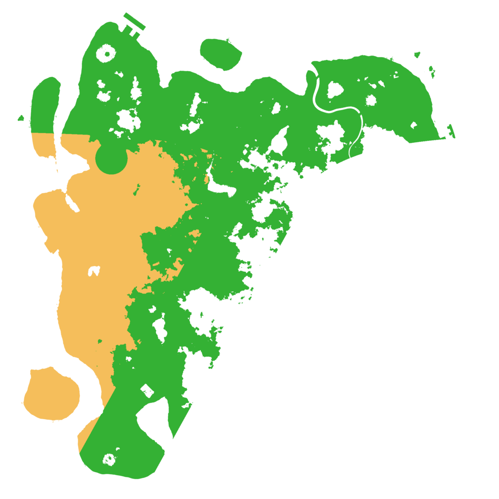Biome Rust Map: Procedural Map, Size: 4100, Seed: 62810509