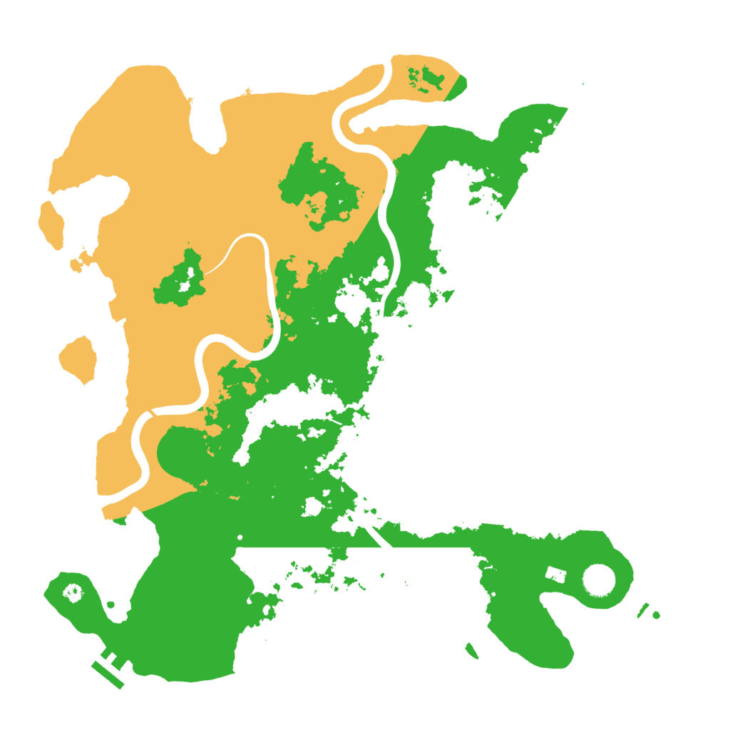 Biome Rust Map: Procedural Map, Size: 3950, Seed: 59661496