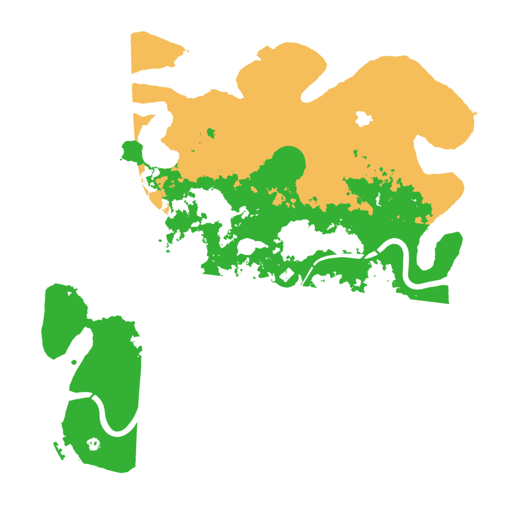 Biome Rust Map: Procedural Map, Size: 4000, Seed: 1135