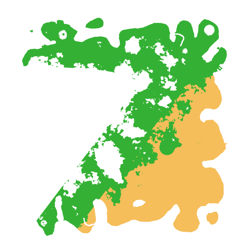 Biome Rust Map: Procedural Map, Size: 4300, Seed: 92264303