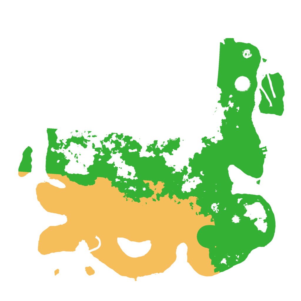 Biome Rust Map: Procedural Map, Size: 3500, Seed: 1401161225