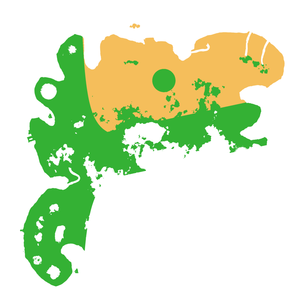 Biome Rust Map: Procedural Map, Size: 3500, Seed: 3434232