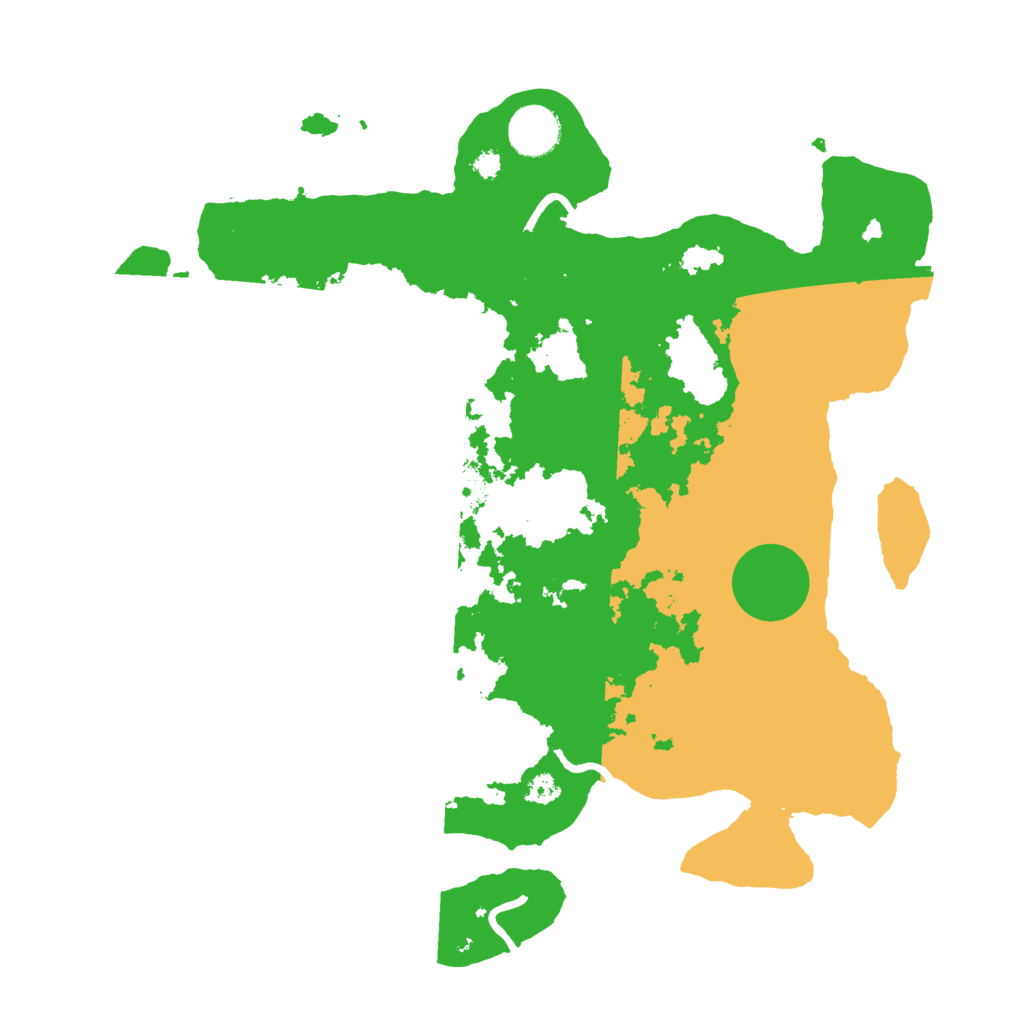 Biome Rust Map: Procedural Map, Size: 3500, Seed: 1084303255