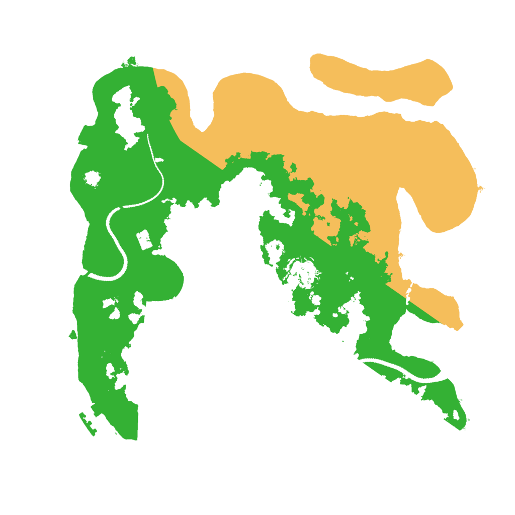 Biome Rust Map: Procedural Map, Size: 3000, Seed: 7779291
