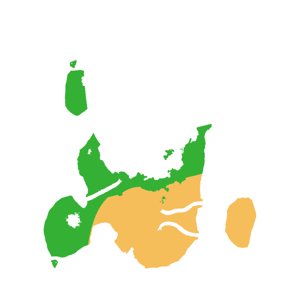 Biome Rust Map: Procedural Map, Size: 2023, Seed: 1