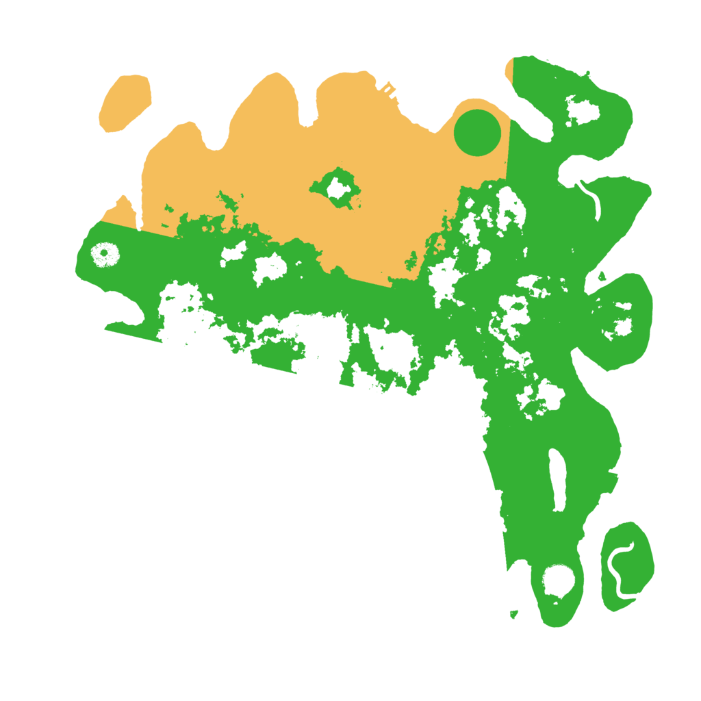 Biome Rust Map: Procedural Map, Size: 3950, Seed: 54069835