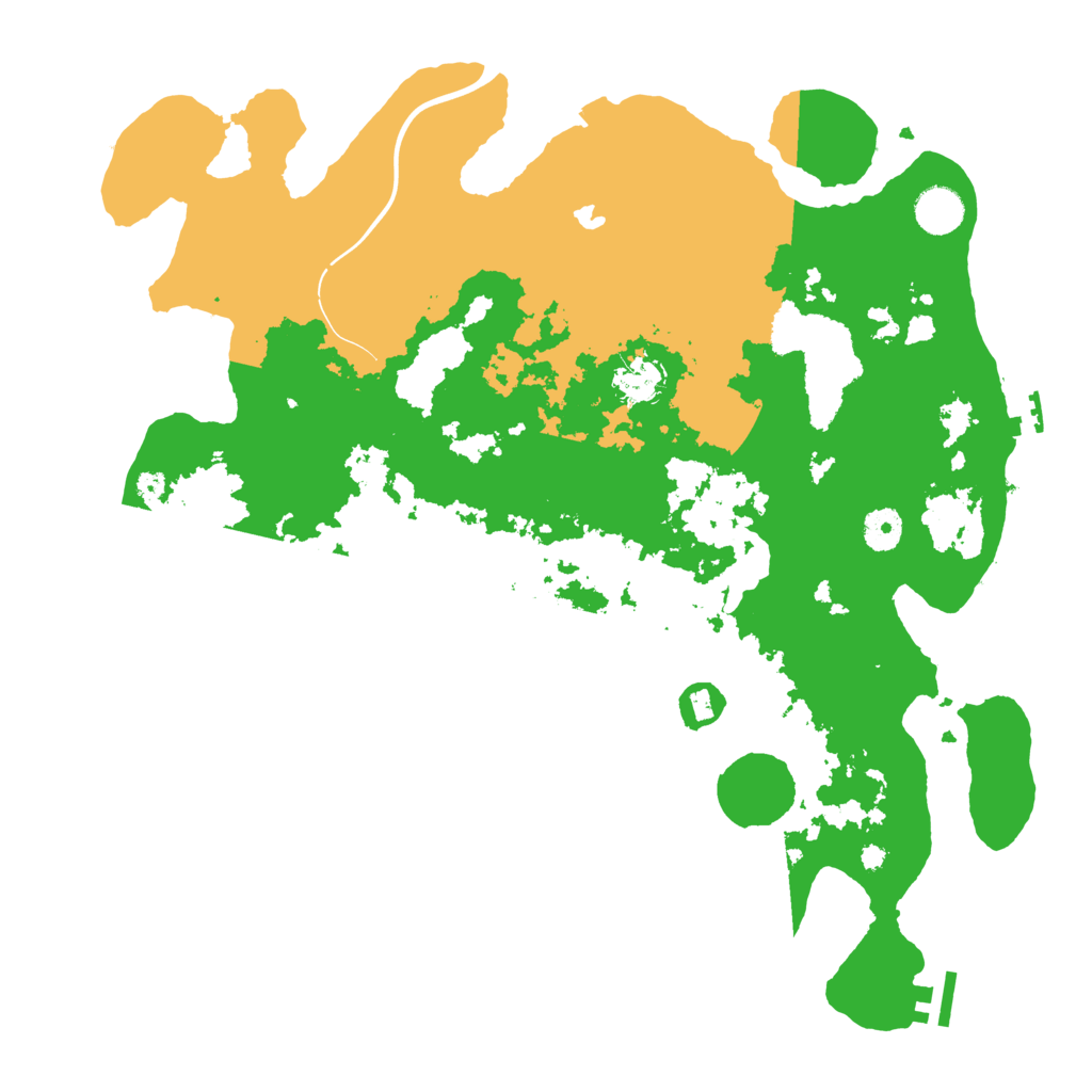 Biome Rust Map: Procedural Map, Size: 4000, Seed: 92616566