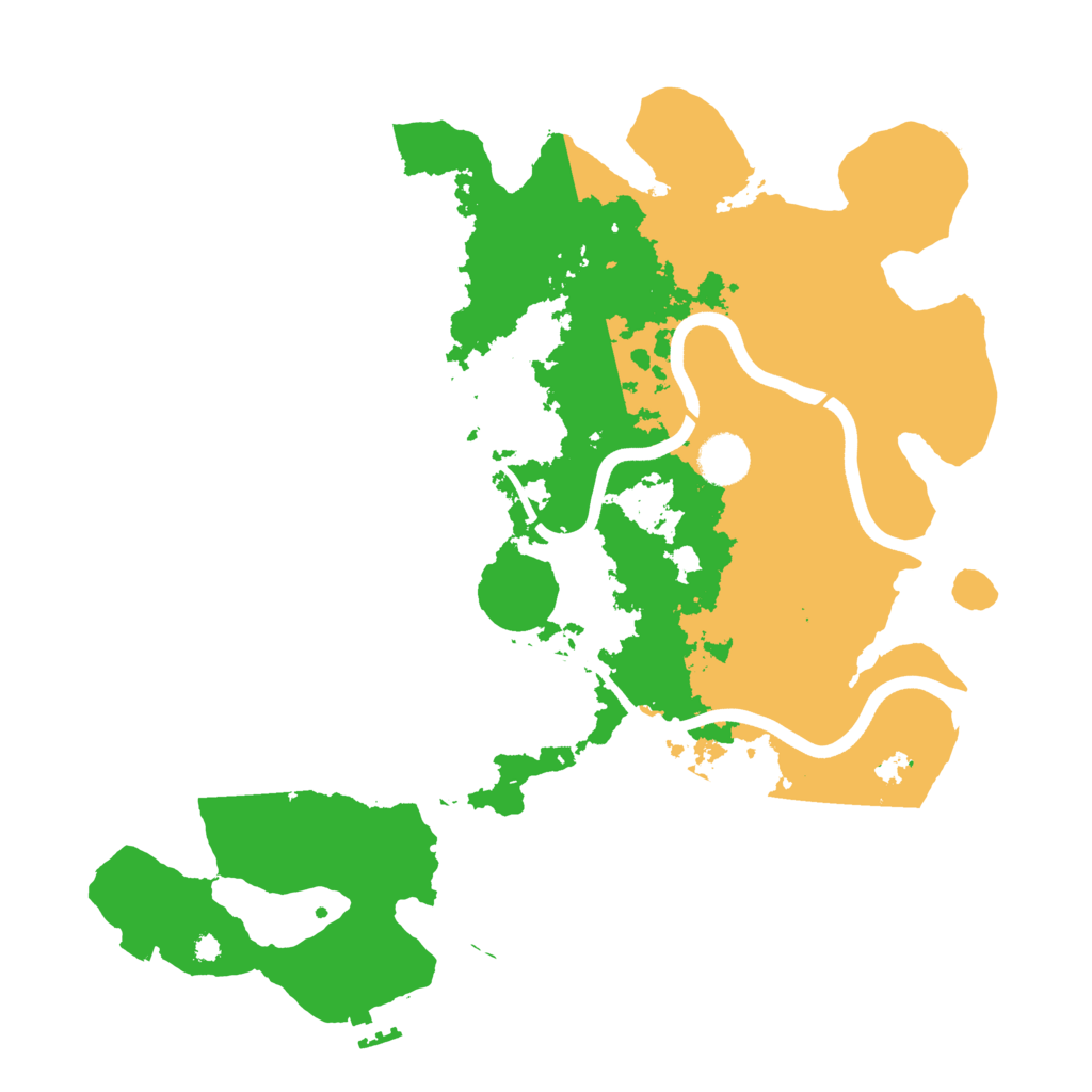 Biome Rust Map: Procedural Map, Size: 3750, Seed: 16585495