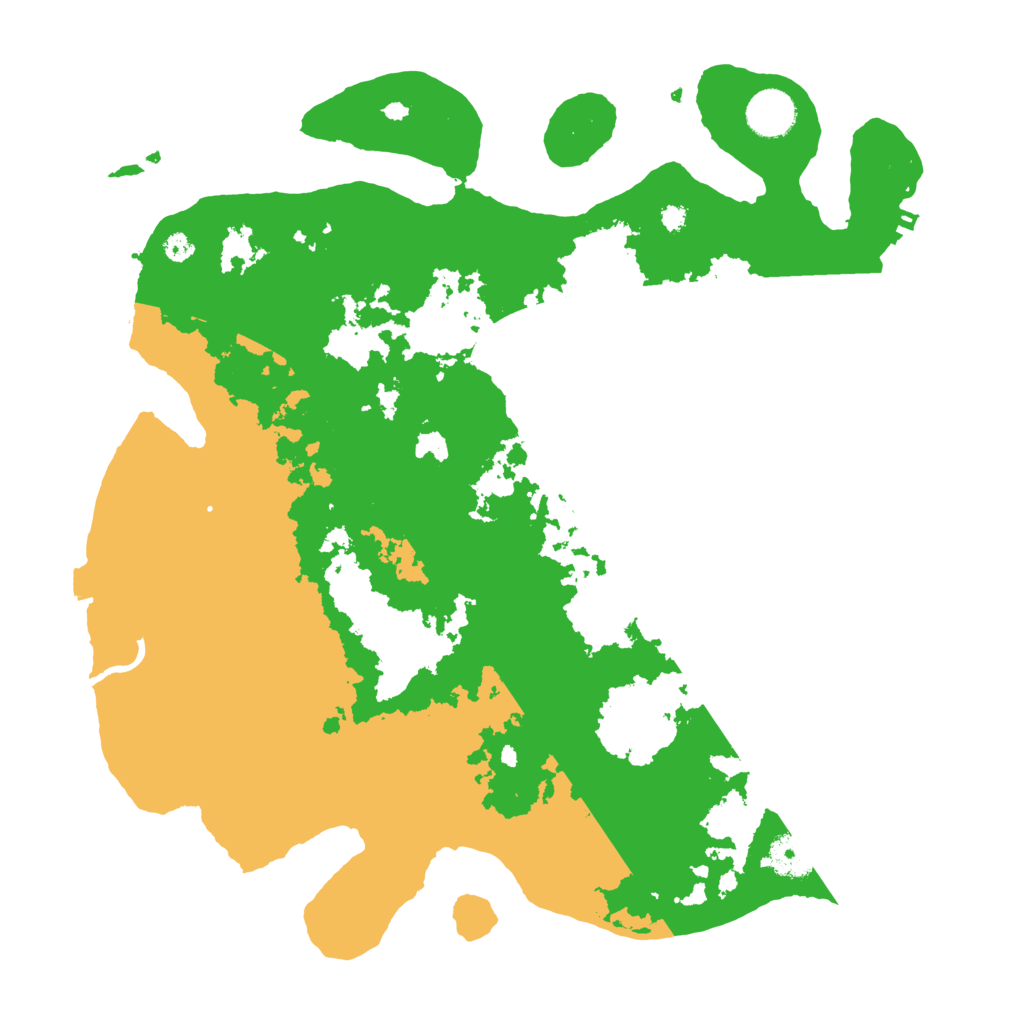 Biome Rust Map: Procedural Map, Size: 3700, Seed: 92985788