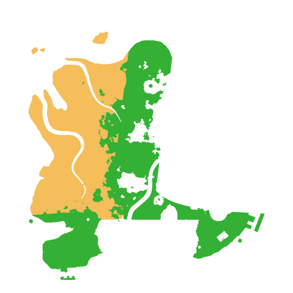 Biome Rust Map: Procedural Map, Size: 3000, Seed: 958047493