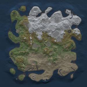 Thumbnail Rust Map: Procedural Map, Size: 3700, Seed: 47879679, 17 Monuments