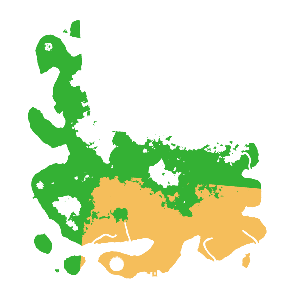 Biome Rust Map: Procedural Map, Size: 3700, Seed: 47879679