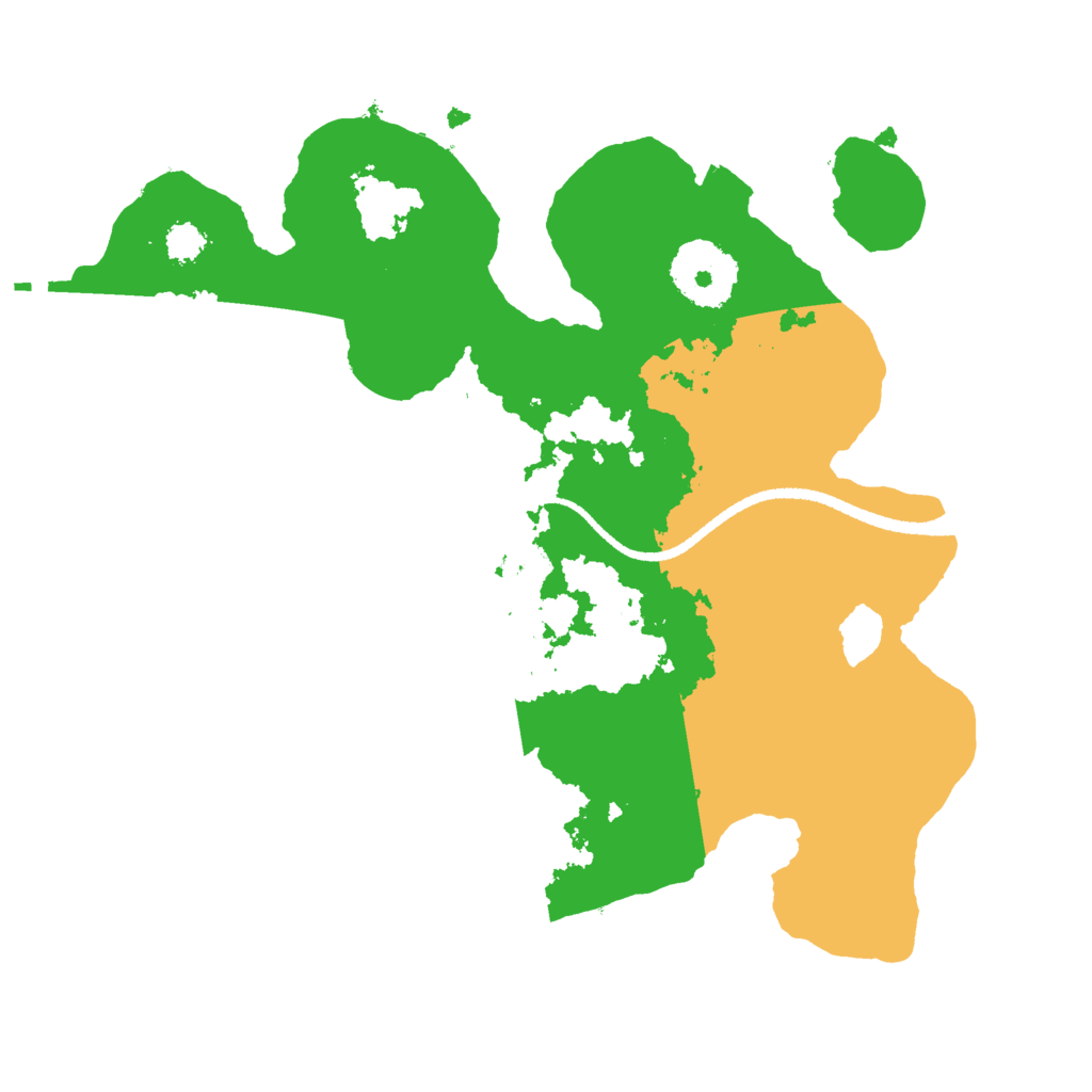 Biome Rust Map: Procedural Map, Size: 2533, Seed: 5454