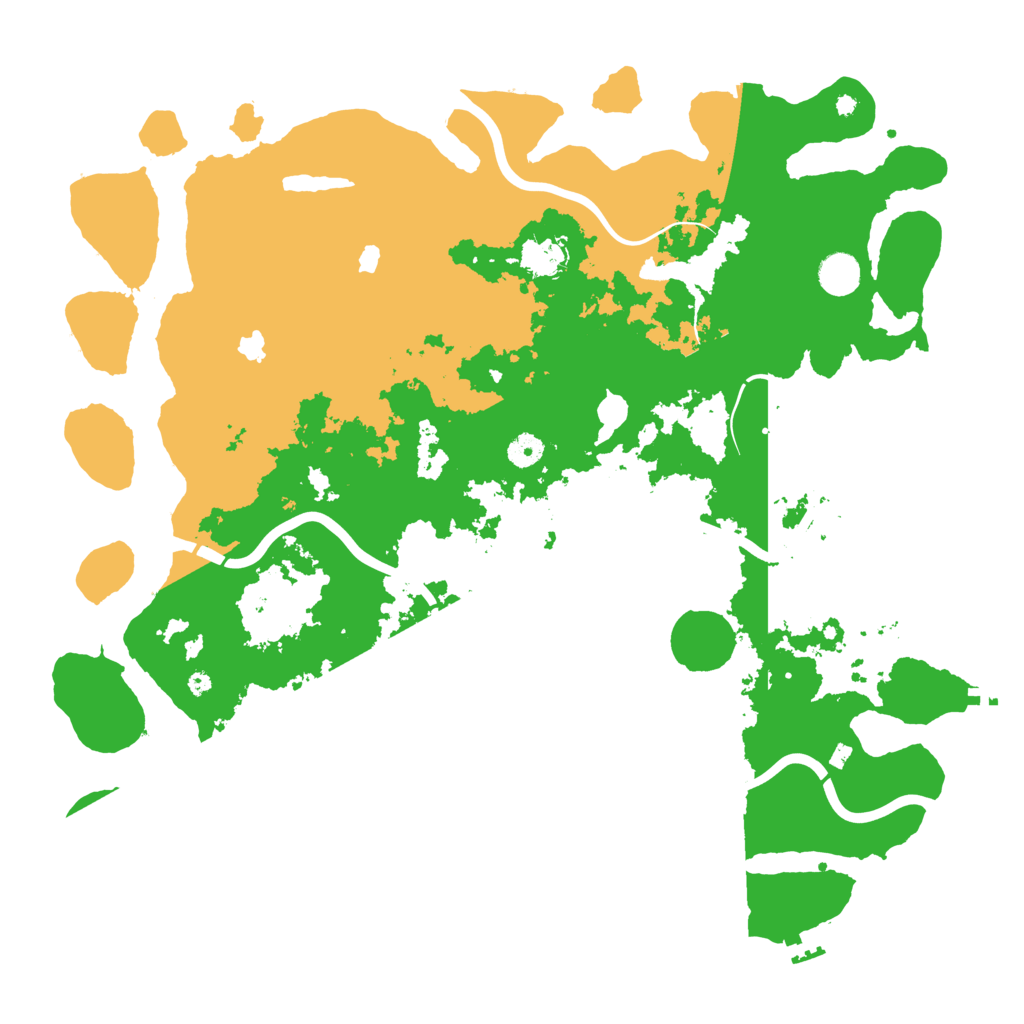 Biome Rust Map: Procedural Map, Size: 4500, Seed: 1195786474