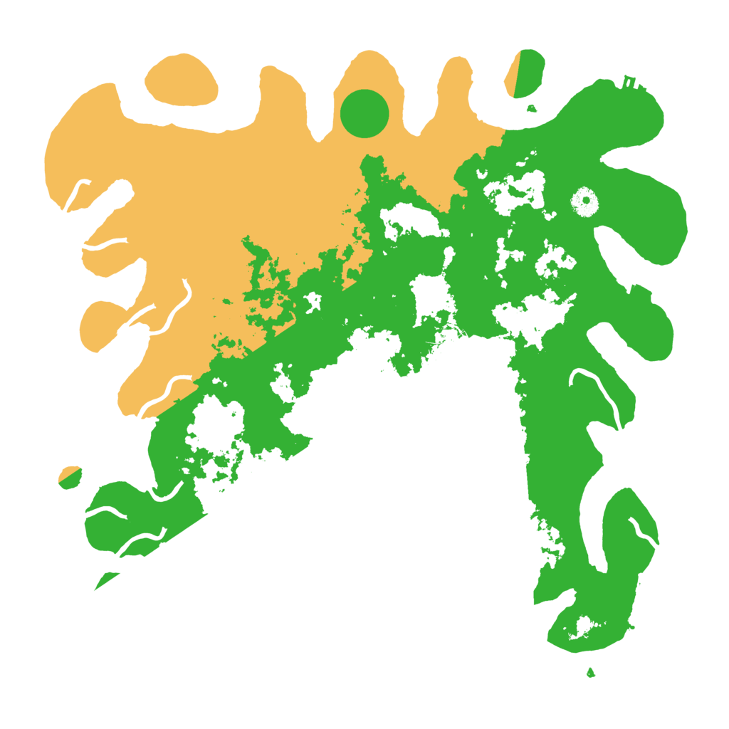 Biome Rust Map: Procedural Map, Size: 3950, Seed: 31778543