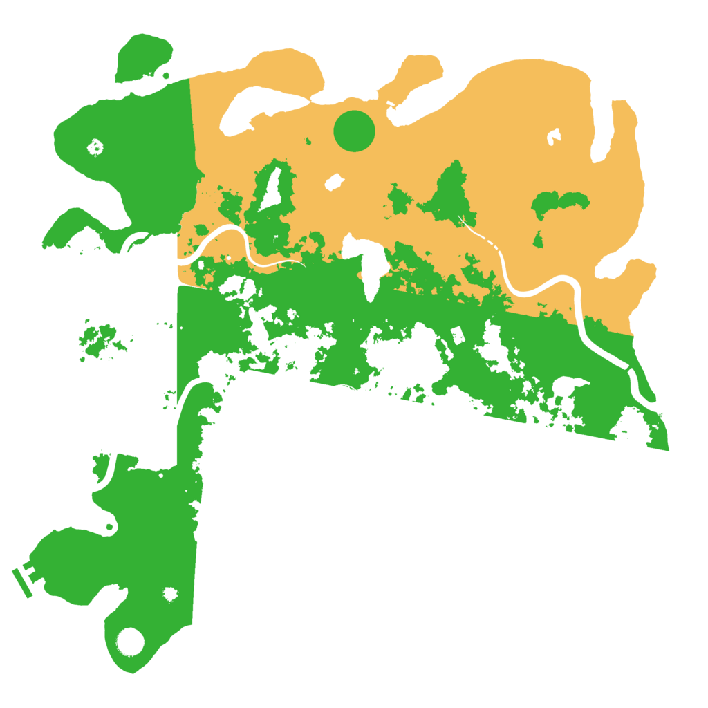 Biome Rust Map: Procedural Map, Size: 4500, Seed: 1292425598