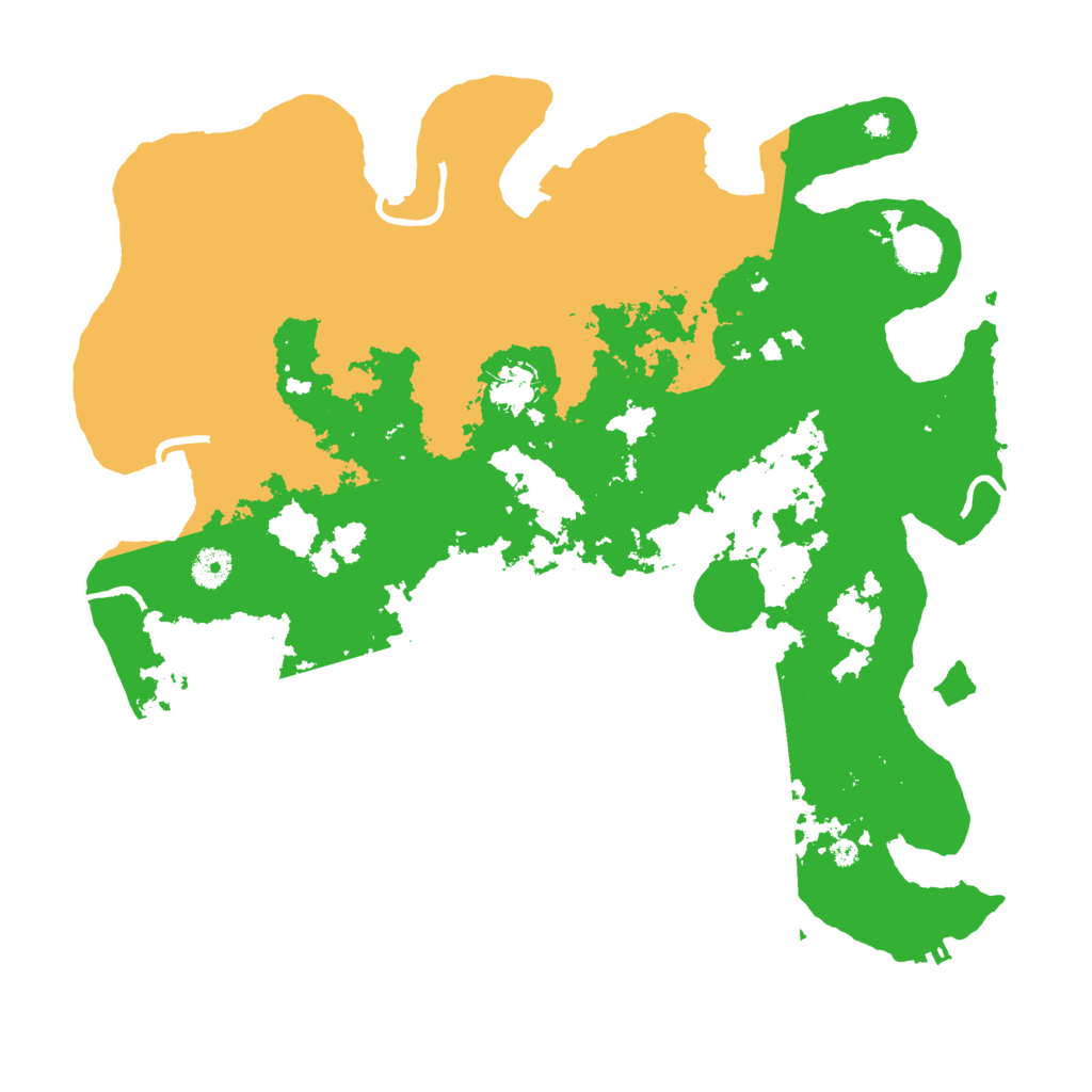 Biome Rust Map: Procedural Map, Size: 4100, Seed: 49913464