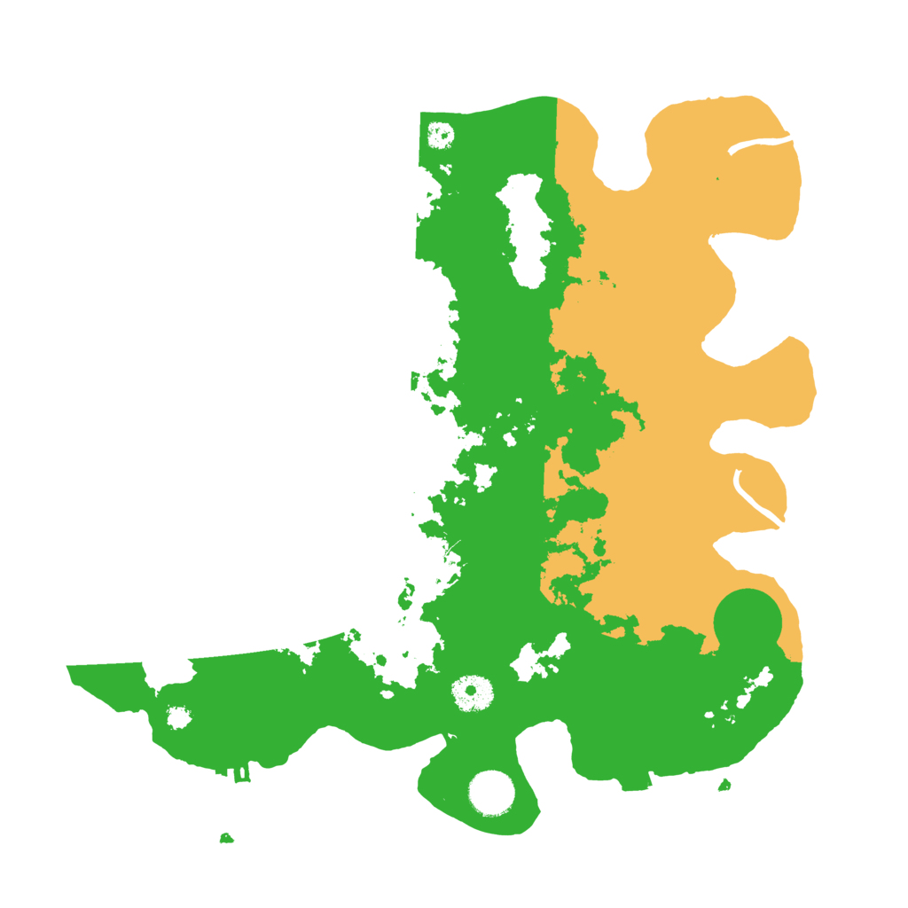 Biome Rust Map: Procedural Map, Size: 3500, Seed: 486795